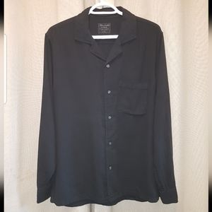 Abercrombie and Fitch loop collar weekend button down shirt